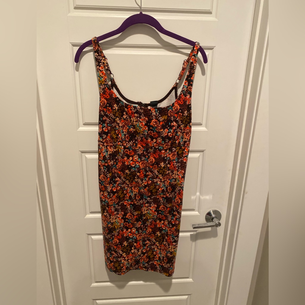 Nwt Wild Fable Corduroy Floral Dress!